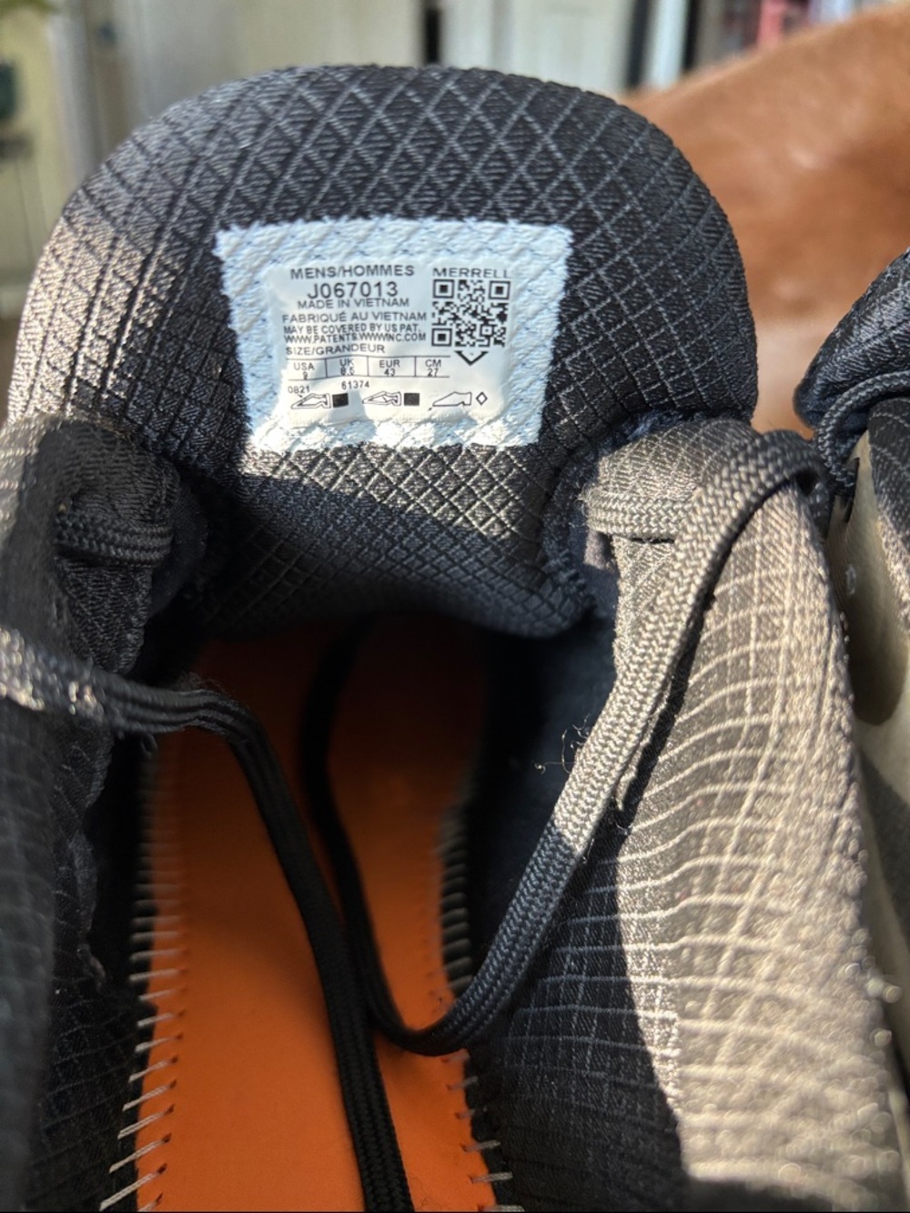 Merrell Moab Speed Solution J067013 White Hiking Shoes Sneakers Mens Size9 EUR43 - Picture 5 of 8